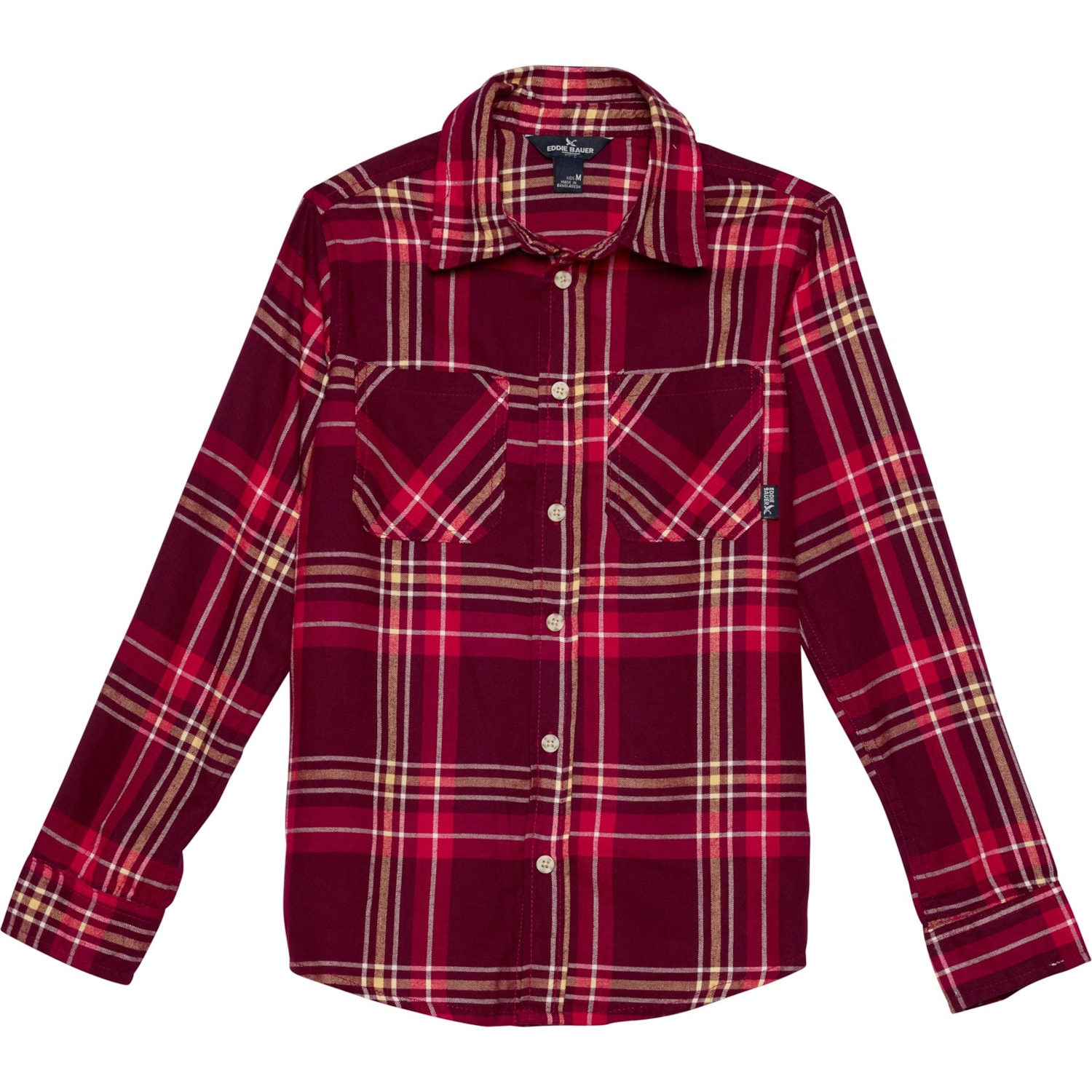 Eddie Bauer Big Boys Flannel Shirt - Long Sleeve