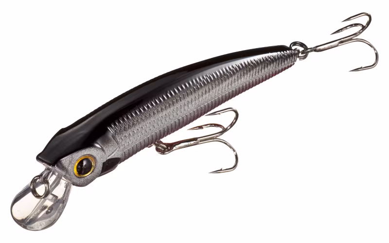Bass Pro Shops Tourney Special Minnow - 4-3/16" - Chrome/Black Back
